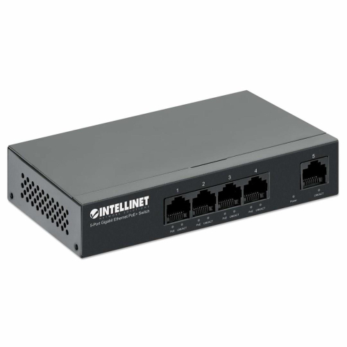 Intellinet 561792 przełącznik sieciowy Gigabit Ethernet (10/100/1000) Obsługa PoE Czarny-23249427