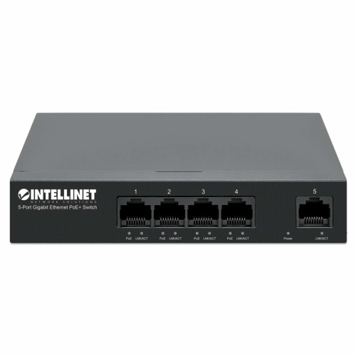Intellinet 561792 przełącznik sieciowy Gigabit Ethernet (10/100/1000) Obsługa PoE Czarny-23249428
