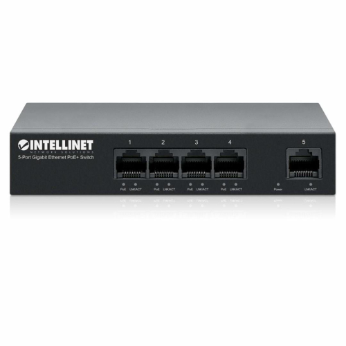 Intellinet 561792 przełącznik sieciowy Gigabit Ethernet (10/100/1000) Obsługa PoE Czarny-23249431