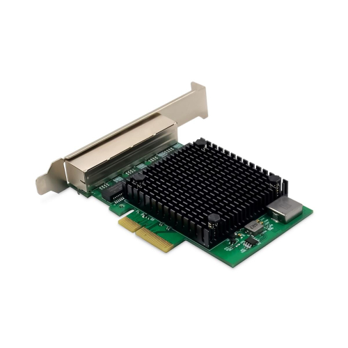 Karta sieciowa przewodowa Quad-RJ45 2.5GbE PCI Express 2.1 Chipset: RTL8125B+ASM1806-23251086