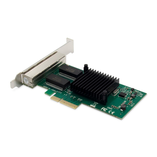Digitus 4-portowa karta sieciowa Gigabit Ethernet, RJ45, PCI Express, Intel I350-23251091