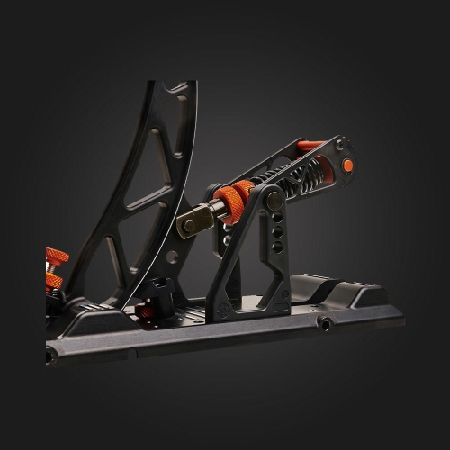 Asetek 40-010-0000002 kontroler gier Czarny, Pomarańczowy, Biały Pedały PC-23251221