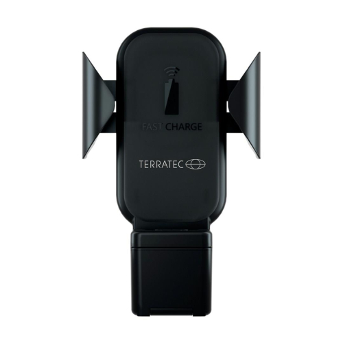 Terratec ChargeAir All Car Uchwyt aktywny Telefon komórkowy/Smartfon, Smartwatch Czarny