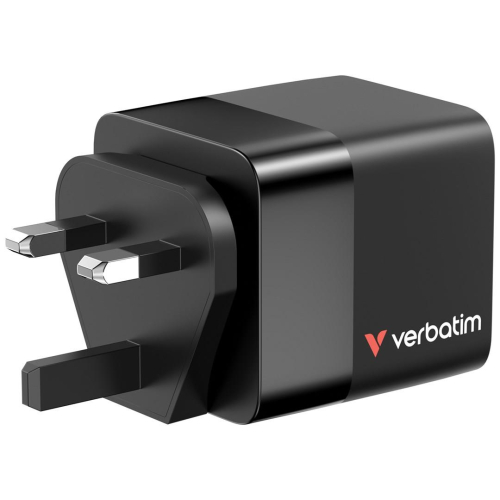 ładowarka Verbatim Gan 65W 2xUSB-C PD,1xUSB-A, retrac. Przewód 32217-23251871