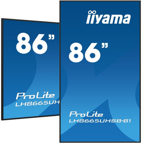 Płaski ekran iiyama LH8665UHSB-B1, 86 cali, 215,9 cm