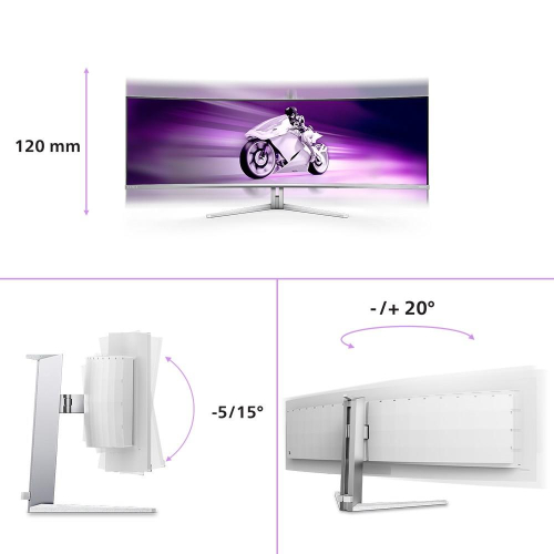 Philips Evnia 8000 49M2C8900L/00 monitor komputerowy 124,2 cm (48.9