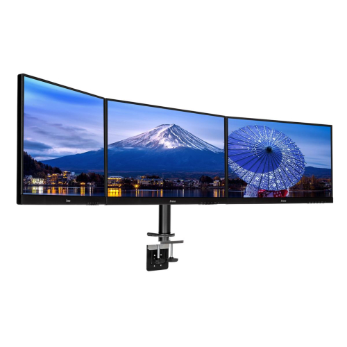 Uchwyt biurkowy do 3 monitorów IIYAMA DS1003C-B1 do ekranów 10-27 cali
