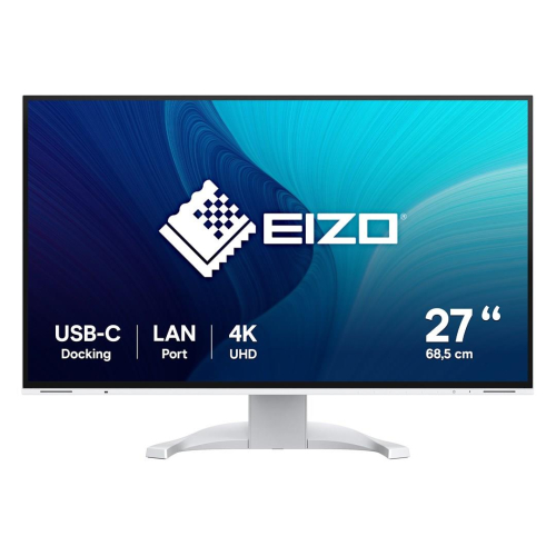 Monitor EIZO FlexScan EV2740X-WT - 68,6 cm (27") - 3840 x 2160 pikseli - 4K Ultra HD - LCD - 5 ms - Biały
