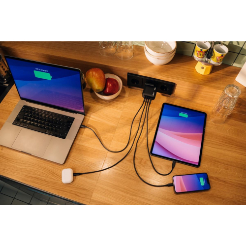 Verbatim Mini GaN Ładowarka 100W 3xUSB-C PD, 1xUSB-A QC 3.0-23257852