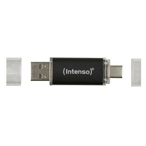 Intenso Twist Line pamięć USB 256 GB USB Type-A / USB Type-C 3.2 Gen 1 (3.1 Gen 1) Antracyt