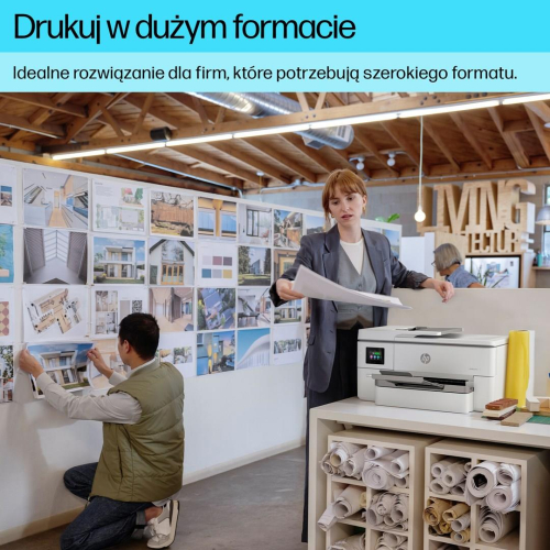 HP OfficeJet Pro 9720e Bezprzewodowe All-in-One W kolorze Drukarka, Drukowanie dwustronne; Kopiowanie, skanowanie-232630