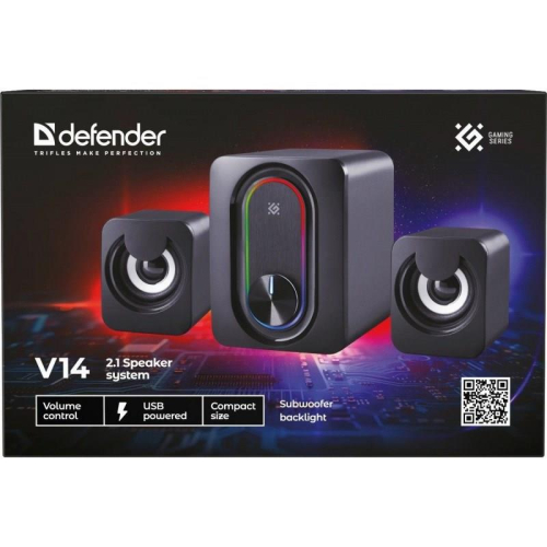 DEFENDER GŁOŚNIKI KOMPUTEROWE V14 2.1 BLUETOOTH 11W USB 65314-23263232