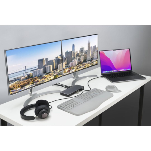 Kensington SD5760T - Stacja dokująca - USB-C / USB4 / Thunderbolt 3 / Thunderbolt 4 - 2 x HDMI, Thunderbolt - GigE-2326
