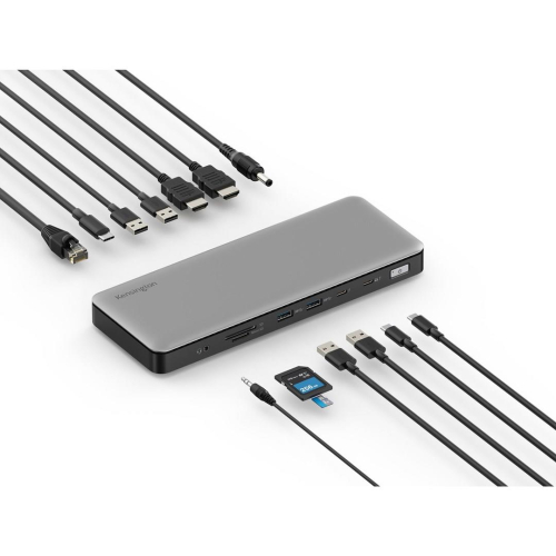 Kensington SD5760T - Stacja dokująca - USB-C / USB4 / Thunderbolt 3 / Thunderbolt 4 - 2 x HDMI, Thunderbolt - GigE-2326