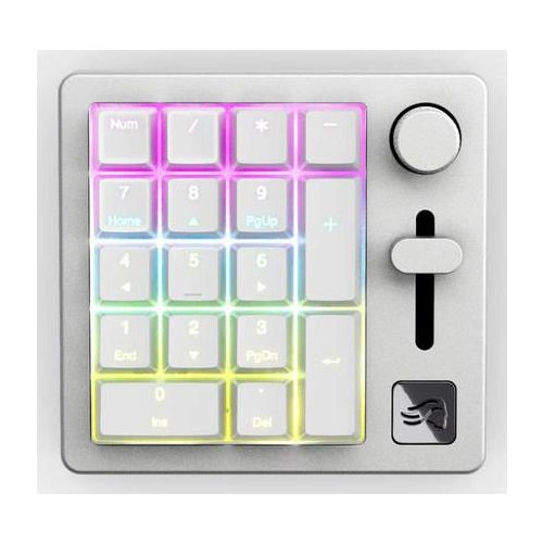 Keychron GMMK Numpad klawiatura Dom/Biuro USB + RF Wireless + Bluetooth Biały