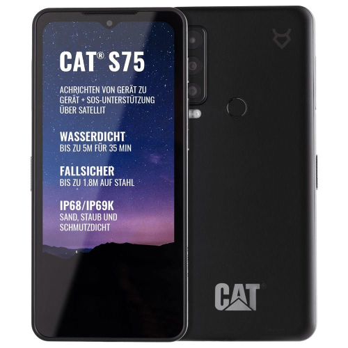 Smartfon Caterpillar CAT S75 6/128GB CS75-DAB-ROE-NN Czarny