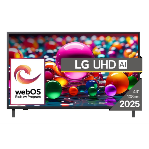 LG 43UA74003LB Telewizor 109,2 cm (43") 4K Ultra HD Smart TV Wi-Fi Czarny