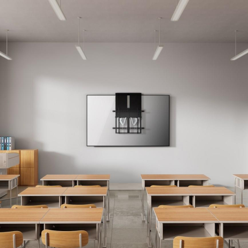 Wyposażenie - wspornik - góra-dół - do telewizora - interaktywny - plastik, stal nierdzewna, aluminium - (55