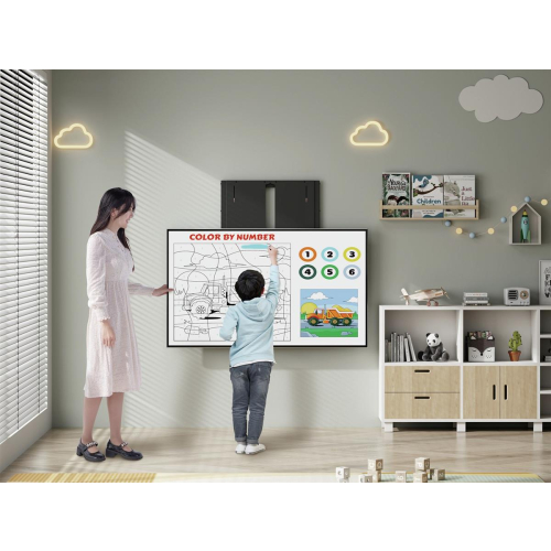 Wyposażenie - wspornik - góra-dół - do telewizora - interaktywny - plastik, stal nierdzewna, aluminium - (55