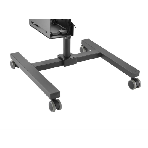 Wyposażenie - Wózek na płaski panel / obudowa komputera - plastikowa, stal nierdzewna - rozmiar ekranu: 43,2-81,3 cm 