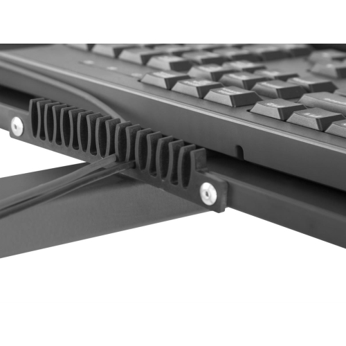 Wyposażenie - Wózek na płaski panel / obudowa komputera - plastikowa, stal nierdzewna - rozmiar ekranu: 43,2-81,3 cm 