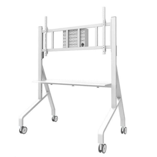 Neomounts FL50-575WH1 stojak do multimediów Biały Karta multimedialna/wózek multimedialny