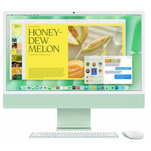iMac 24 cale: M4 10/10, 32GB, 2TB SSD - Zielony