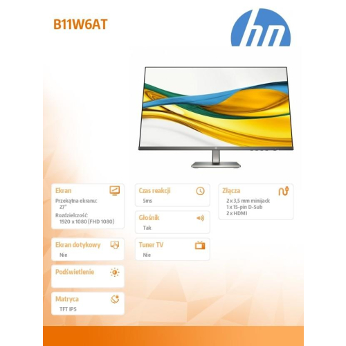 Monitor S5 527da 27 FHD MNTR B11W6AT#ABB-23282720