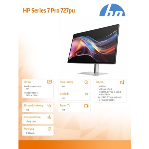 Monitor S7 Pro 727pu QHD Thunderbolt 4 8J9E6UT#ABB-23282908