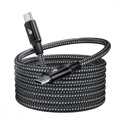 Kabel magnetyczny USB C-USB C 1m czarny