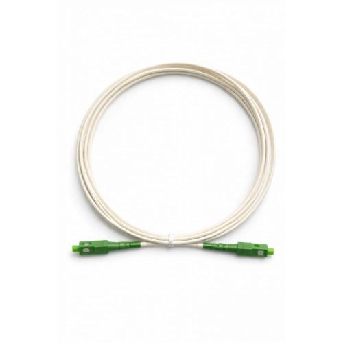 Patchcord światłowodowy SC-SC APC 1m biały