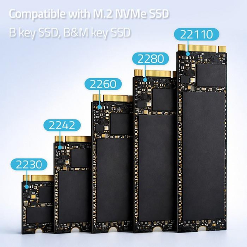 Stacja dokujšca dysków SSD M.2 NVMe | PCIe | USB-C | 20Gb/s | DUAL 2x8TB | klonowanie offline-23284358