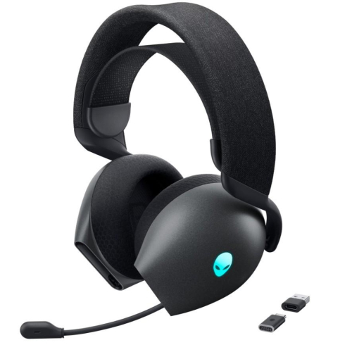 Zestaw słuchawkowy bezprzewodowy dla graczy Alienware z trzema trybami łączności AW725H