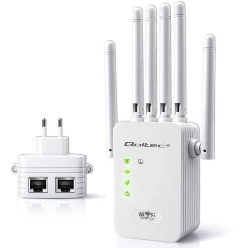 Wzmacniacz syganłu WiFi 5 | Repeater | Access Point | AC1200 Mb/s| 6 anten | 2xRJ45 | 128MB-23284456