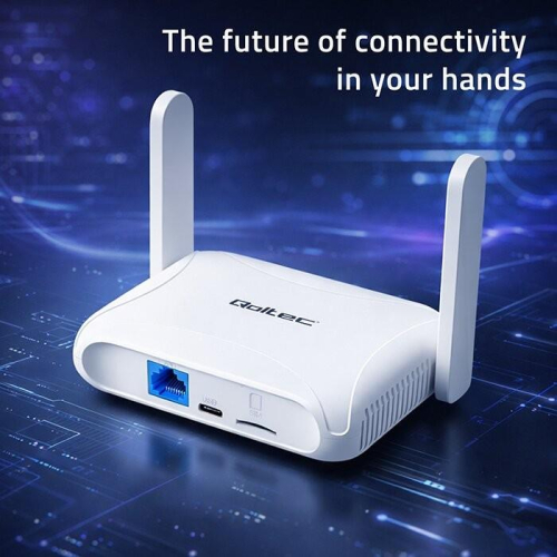 Router Home&Travel 4G LTE WiFi 6 | AX300 | 2.4GHz | Dual Antena |USB-C | Micro SIM-23284475