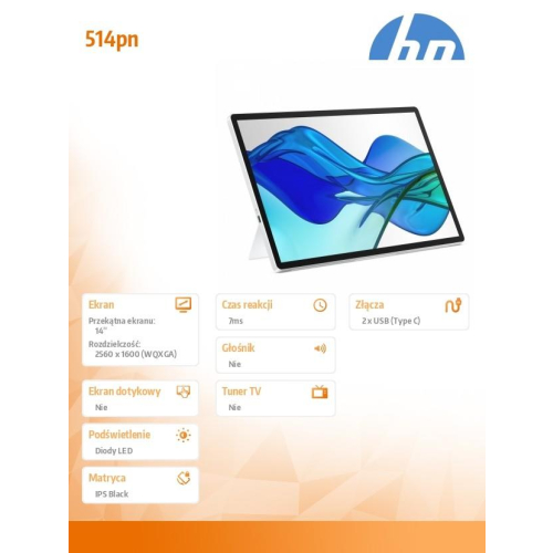Monitor przenośny S5 Pro 514pn WQXGA B88JWAA-23284752