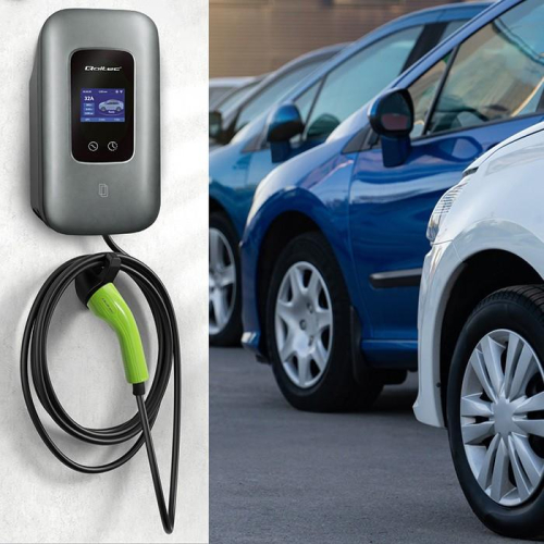 Stacja ładowania do samochodu elektrycznego i hybryd | 3fazy | 22kW | 32A | Wi-Fi | LCD | RFID | TUYA | 5m-23284856