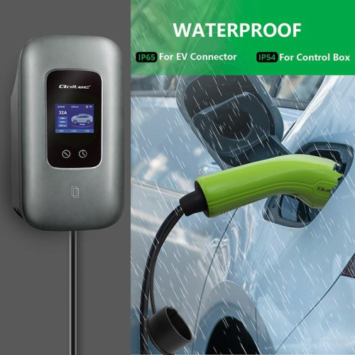 Stacja ładowania do samochodu elektrycznego i hybryd | 3fazy | 22kW | 32A | Wi-Fi | LCD | RFID | TUYA | 5m-23284863