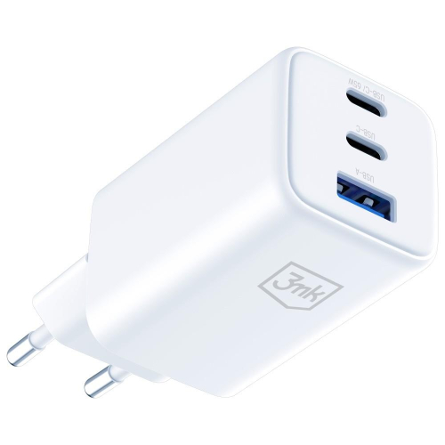 Ładowarka sieciowa Hyper GaN 65W 1xUSB-A 2xUSB-C PD QC4+ biała-23285037