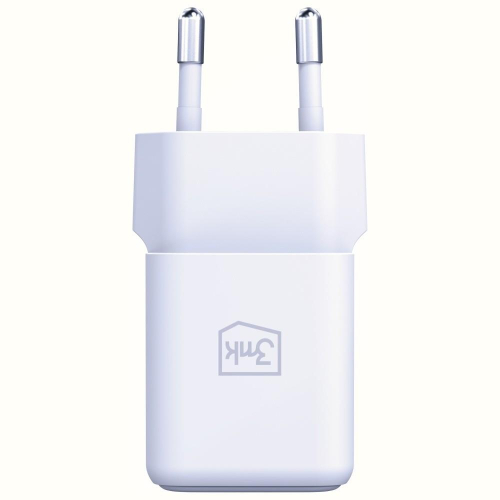 Ładowarka sieciowa Hyper GaN 20W 1xUSB-A 1xUSB-C PD QC4+ biała-23285042