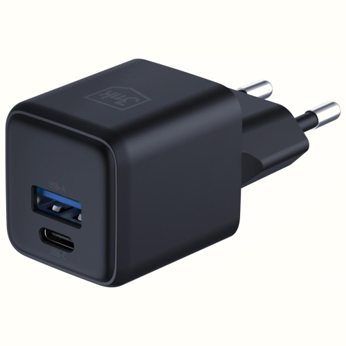 Ładowarka sieciowa Hyper GaN 20W 1xUSB-A 1xUSB-C PD QC4+ czarna-23285056