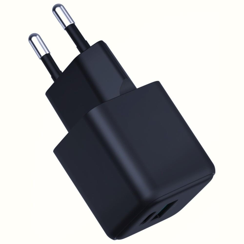 Ładowarka sieciowa Hyper GaN 20W 1xUSB-A 1xUSB-C PD QC4+ czarna-23285058