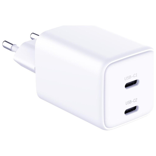 Ładowarka sieciowa Hyper Charger PD 45W GaN QC4+ PPS 2C biała-23285065