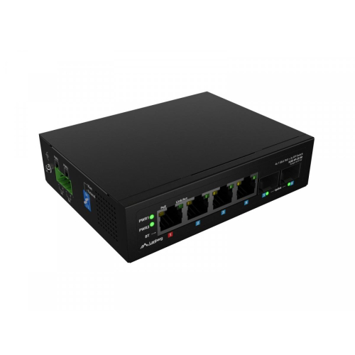 Przełącznik ILGE-4P-2S-90 Light Industrial POE 1XBT 3XAT 2XSFP DIN Gigabit Ethernet