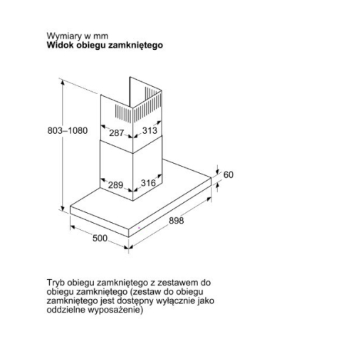 Okap DWB93BC30 Serie 2 90 Metal look-23285304