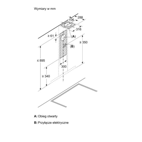 Okap DWB93BC30 Serie 2 90 Metal look-23285305
