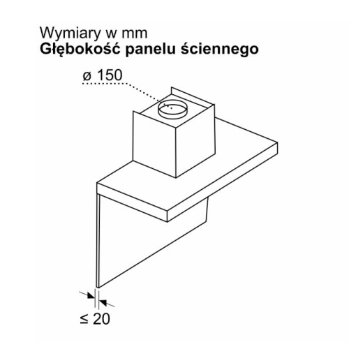 Okap DWB93BC30 Serie 2 90 Metal look-23285307