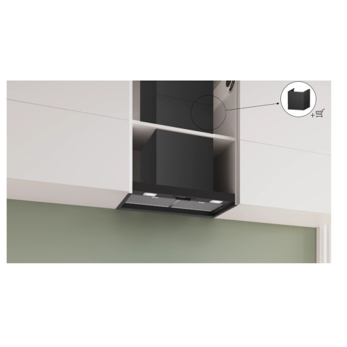 Okap zintegrowany DBB63BC60 Serie 2 czarny-23285326