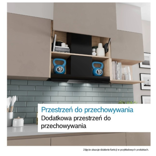 Okap zintegrowany DBB63BC60 Serie 2 czarny-23285327