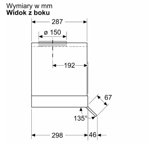 Okap zintegrowany DBB85CC60 Serie 4 80 czarny czyste szkło-23285357